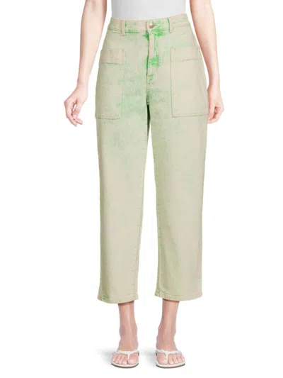 Stella Mccartney Women's Faded Cropped Jeans