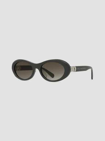 Stella Mccartney Women's Falabella 53mm Oval Sunglasses In Gray