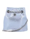 Stella Mccartney Mini Falabella Bucket Bag In Light Blue