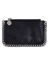 Stella Mccartney Falabella Card Holder In Black