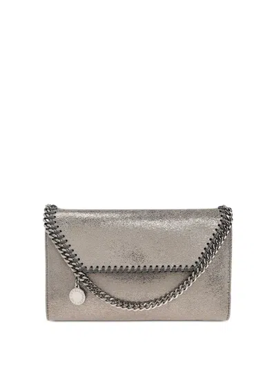 Stella Mccartney Women Falabella Clutch In Silver