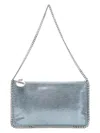 Stella Mccartney Falabella Clutch In Clear Blue