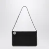 Stella Mccartney Womens Black Falabella Pochette Faux-leather Shoulder Bag