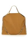 Stella Mccartney Falabella Fold Over Tote Bag In Buff