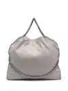 Stella Mccartney Women Falabella Foldover Bag In Gray