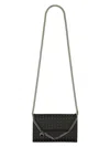 Stella Mccartney Mini Bag With Chain Strap And Studded Design In Black
