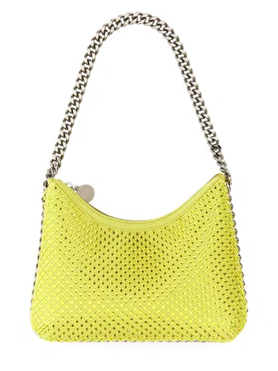 Stella Mccartney Women Falabella Mini Shoulder Bag In Yellow