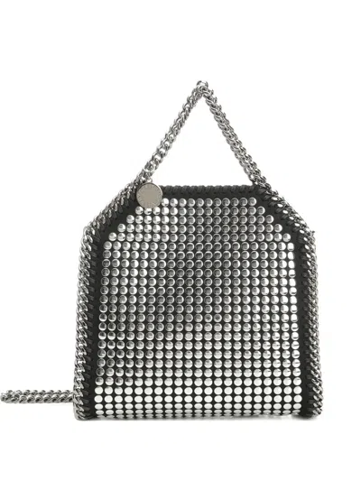 Stella Mccartney Women Falabella Tiny Bag Mirror Hotfix In Black