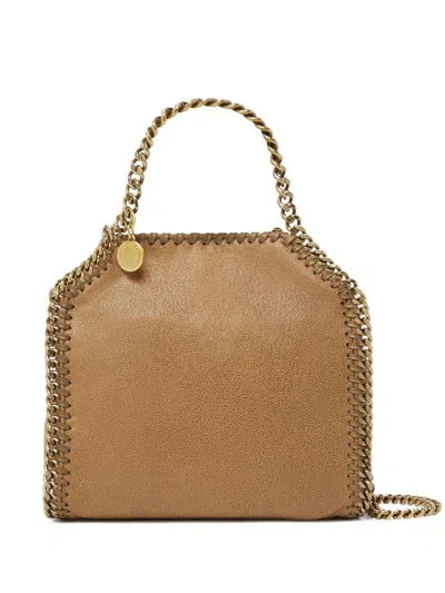 Stella Mccartney Falabella Tiny Mini Bag In Leather Brown