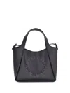 Stella Mccartney Faux Leather Tote Bag In Black