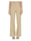 Stella Mccartney Flare Fit Pants In Beige