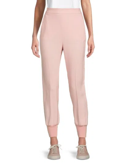 Stella Mccartney Women's Flat Front Joggers In Ballet Pink