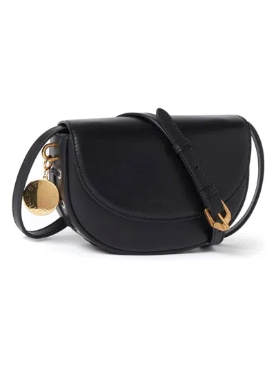 Stella Mccartney Women's Frayme Whipstitch Small Shoulder Bag In Black