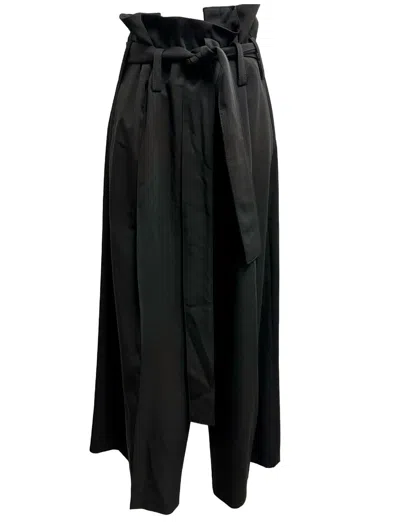 Stella Mccartney Women's Harley Pleated Pant With Tie Waist In Black