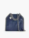 STELLA MCCARTNEY STELLA MCCARTNEY WOMENS INK FALABELLA TINY RECYCLED-POLYESTER TOTE BAG