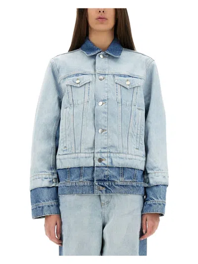 STELLA MCCARTNEY WOMEN'S JACKET WITH CONTRASTING PANEL