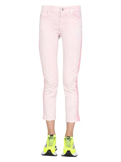 STELLA MCCARTNEY WOMEN'S JEANS WITH LOGO BANDS