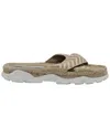 Stella Mccartney Woven-rope Espadrille Slides In Beige Jute In Neutral