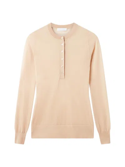 Stella Mccartney Women's Knit Long-sleeve Top In Neutral