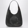 Stella Mccartney Large Hobo Bag With Aged Effect And Logo
