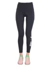 Stella Mccartney Technical Fabric Leggings In Blue