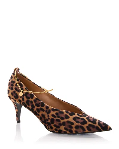 Stella Mccartney Women's Leopard Print Pumps In Multi