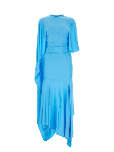 STELLA MCCARTNEY WOMEN'S LIGHT-BLUE LONG DRESS