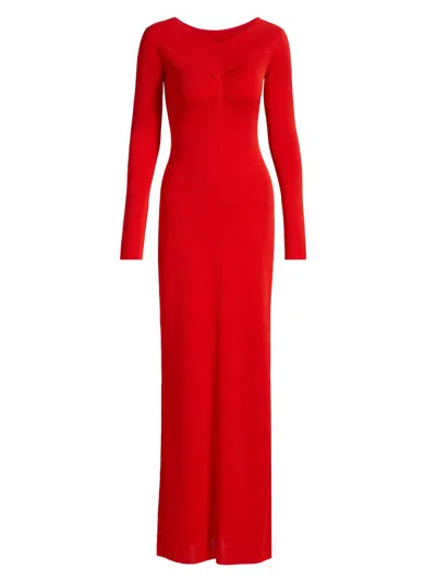 Stella Mccartney Miracle Paneled Knitted Midi Dress In Unknown
