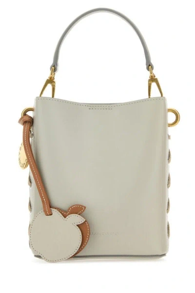 Stella Mccartney Borsa A Secchiello Veuve Clicquot In Similpelle Grigio Chiaro Donna In Gray