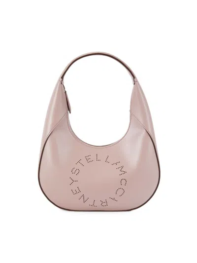 Stella Mccartney Women's Linea Logo Shoulder Bag In Burgundy