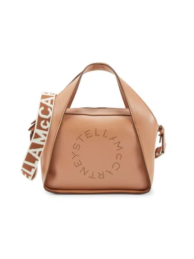 Stella Mccartney Women's Linea Vegan Leather Shoulder Bag In Burgundy