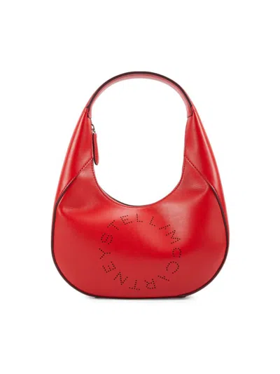 Stella Mccartney Women's Linea Vegan Leather Shoulder Bag In Red Amore