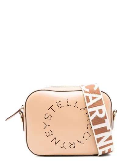 Stella Mccartney Women's Logo Crossbody Mini Camera Bag In Nude & Neutrals
