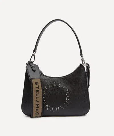 Stella Mccartney Women's Logo Crossbody Shoulder Bag In Black