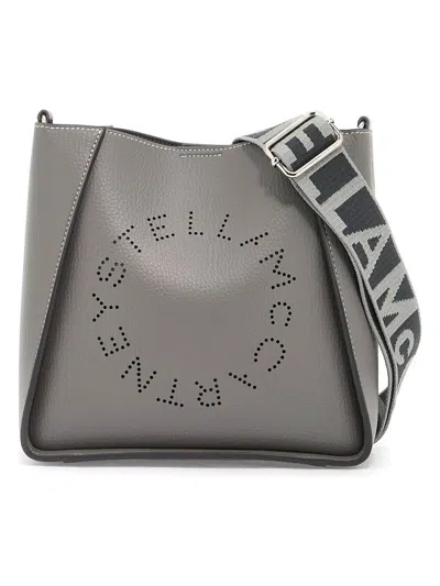 Stella Mccartney Women's Logo Mini Crossbody Bag In Grigio