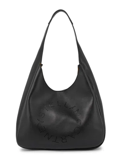 Stella Mccartney Women's Logo-perforated Tote Bag In Black