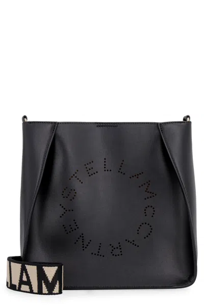 Stella Mccartney Women's Logo Shoulder Bag In Black