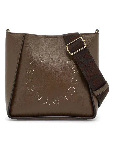 Stella Mccartney Logo Brown Shoulder Bag