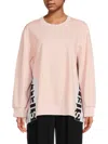 Stella Mccartney Women's Logo Tape Cotton Sweatshirt