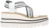 Stella Mccartney Sneakelyse Canvas And Alter Nappa Sandals In White