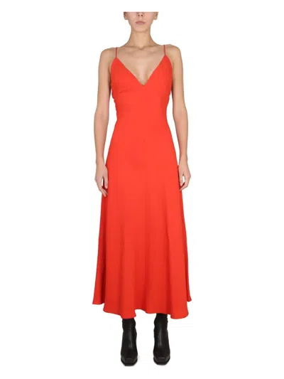 STELLA MCCARTNEY WOMEN'S MAXI V-NECK DRESS