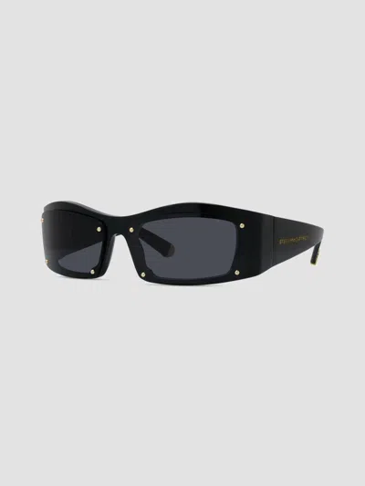 Stella Mccartney Women's Medallion 67mm Geometric Sunglasses In Black