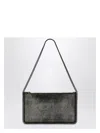 Stella Mccartney Women's Metallic Ruthenium-coloured Wallet Bag With Chain