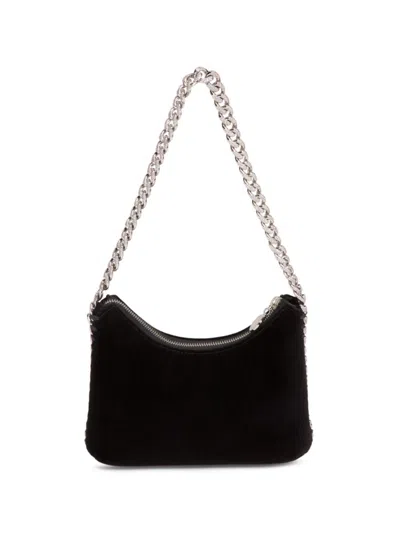 Stella Mccartney Women's Mini Chain Shoulder Bag In Black