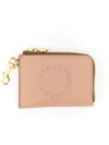 Stella Mccartney Wallet With Logo In Pink