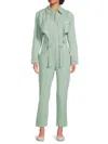 Stella Mccartney Women's Paloma Zip Front Jumpsuit In Green
