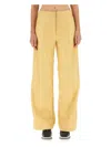 Stella Mccartney Pants In Alter Mat In Yellow
