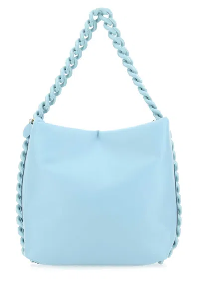 Stella Mccartney Women Pastel Light-blue Alter Mat Falabella Padded Shoulder Bag