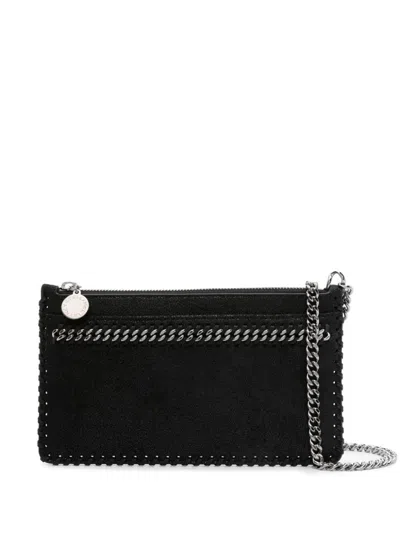 Stella Mccartney Women Pochette Falabella Con Tracolla In Black