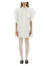 Stella Mccartney Women's Poplin Dress In White